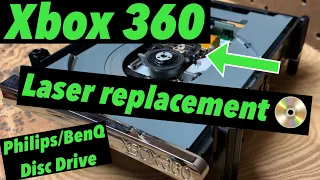 How To Replace The Philips/ BenQ Drive Laser For Xbox 360 (Fat Model ) - "Open Tray" Error