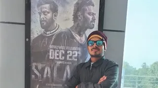 watching the movie Salaar in theatres bhiwani