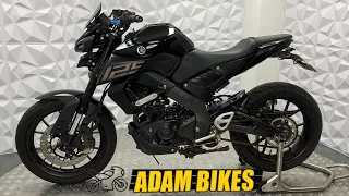 2020 Yamaha MT125 with Black Widow Exhaust l ADAMBIKES