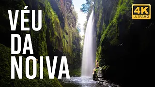 Cachoeira Véu da Noiva no Lago Azul em Jaguariaíva - Paraná