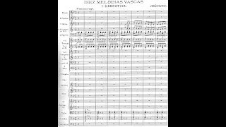Jesús GURIDI: DIEZ MELODÍAS VASCAS; para Orquesta (1941) [Vídeo-Score]
