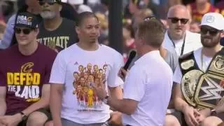 Tyronn Lue Speech  Cleveland Cavaliers Championship Parade  June 22, 2016  NBA Finals