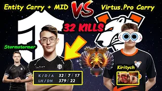 How Entity.Watson Windranger Carry with 13K MMR SKILL PLAY vs Virtus.Pro Carry Kiritych !