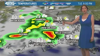 New Orleans Weather: Storms loom as hot, steamy start to week continues