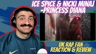 UK Rap Fan REACTS to ICE SPICE & NICKI MINAJ - Princess Diana [REACTION&REVOEW] | WHO IS REZO