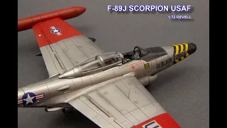 NORTHROP F-89J SCORPION Revell Model Kit Full Video Build