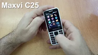 Maxvi C25  Incoming Call And Ringtones, входящий звонок, мелодии и сигналы сообщений.