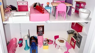 DECORANDO + HACIENDO DEPARTAMENTOS PARA BARBIE/ DECORANDO 4 DEPARTAMENTOS DE BARBIE/CASAS INFANCIA 3