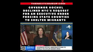 #migrants #nyc Gov Hochul Wont Force #NY State Counties To House #asylumseekers