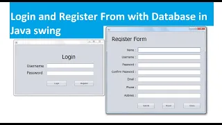 Login and Registration form with Database in Java Swing - Intact Abode