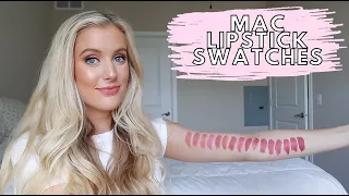 Lip Swatches of My Entire MAC Lipstick Collection | Best MAC Lipsticks (MAC Nudes + MAC Pinks)