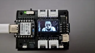 XIAO nRF52840 playing Star Wars on 128x64 OLED