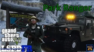 Park Ranger Patrol During a Snow Storm in a Hummer H1 | GTA 5 LSPDFR Episode 371