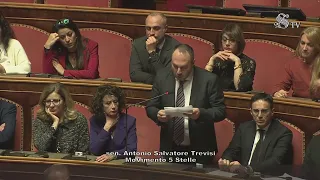 Antonio Salvatore Trevisi intervento aula del Senato 28/02/2023