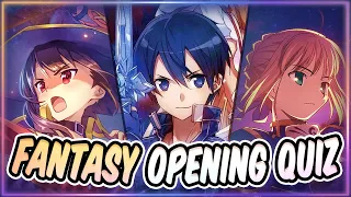 FANTASY OPENING QUIZ [Super Easy - Super Hard] | 50 Openings