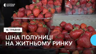 Ціна полуниці на Житньому ринку: чи продають там ягоди вирощені на Житомирщині