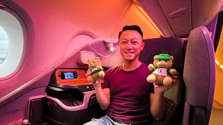 Singapore Airlines BUSINESS CLASS A380 to London SQ322