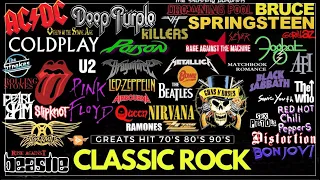 Classic Rock Greatest Hits 60's 70's 80's - Bon Jovi, Pink Floyd, Eagles, Queen, Def Leppard