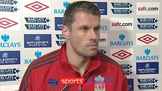 Jamie Carragher’s reaction to the Sunderland beach ball goal