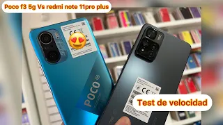 Poco f3 5g frente a xiaomi redmi note 11pro plus [ test de potencia y gráficos ]