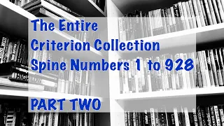 THE ENTIRE COMPLETE CRITERION COLLECTION Spine Nos. 1 to 928, PART TWO (257-500)