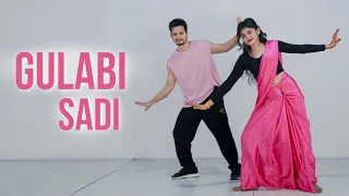 Gulabi Sadi Dance | गुलाबी साडी | Reels Trending Song | Tutorial | Uttam - Minakshi