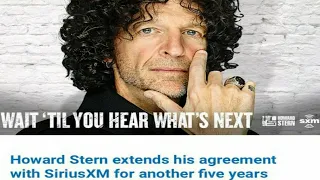 Howard Stern Re-Signs With Sirius XM!!!