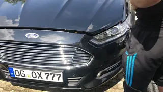 Очень точный и простой инструктаж Замена лампочек передних фар. Ford Mondeo MK5