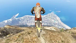 GTA 5 Crazy Jumps with Motorcycle #2 (GTA 5 Fails Funny Moments)