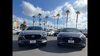 Mazda3 Hatchback vs Mazda CX-30 Carbon Edition