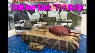 Building the Takom P1000 RAT 1000 ton super heavy tank [ German what if project .]