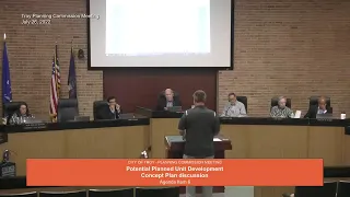Planning Commission Meeting July 26, 2022