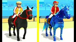 MOST FASTEST GALAXY HORSE RIDER EVOLUTION! Max Level Horse & Strong in Idle Derby Tycoon!