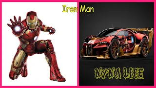 Superheroes Characters As Cars 👉 @NynaLife