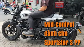 REVIEW CHI TIẾT bộ dời gác chân (Mid-Control) dành cho xe Harley-Davidson SPORTSTER S !!!!