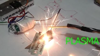 Мини аппарат для плазменной сварки и резки своими руками.Plasma welding.