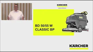 Lavasciuga pavimenti professionale Kärcher BD 50/55 Video dimostrativo