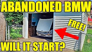 Here's How I Got An Abandoned & Rare E30 BMW For FREE & What I'm Doing With It! Must Watch!