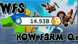 Weapon Fighting Simulator. How Farm Qi. Roblox