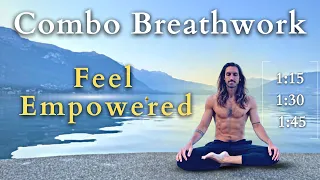 Guided Breathwork Routine to Feel Empowered I 3 Techniques I 3 Rounds