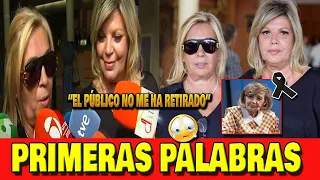 PRIMERAS PALABRAS de TERELU CAMPOS y CARMEN BORREGO tras el FALLECIMIENTO de MARÍA TERESA CAMPOS