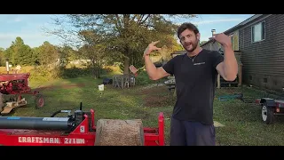 Craftsman 27 ton wood splitter---VS---the worst !!!