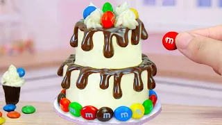 🍫 The BEST Miniature Chocolate Cake Decorating Mix M&M Candy | Sweet 1000+ Miniature Ideas Cake