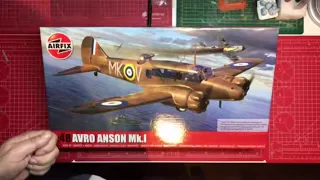 Airfix 1/48 New release New Tool, Avro Anson First imressions live stream.
