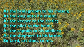 As the Bridegroom to His Chosen (Tune: As the Bridegroom - 5vv) [with lyrics for congregations]