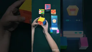 Solving Rubik's cube by cube app