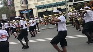 BCU high school band camp 2018 Parade Sequence