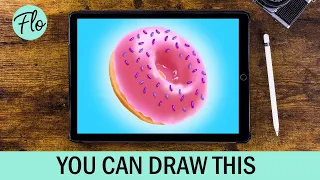 ANYONE Can Draw This DONUT in PROCREATE