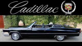 Triple Black 1970 Cadillac DeVille Convertible