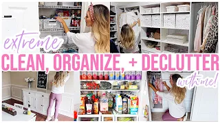 CLEAN ORGANIZE + DECLUTTER WITH ME! EXTREME CLEANING MOTIVATION 2020 HOMEMAKING #WITHME @BriannaK